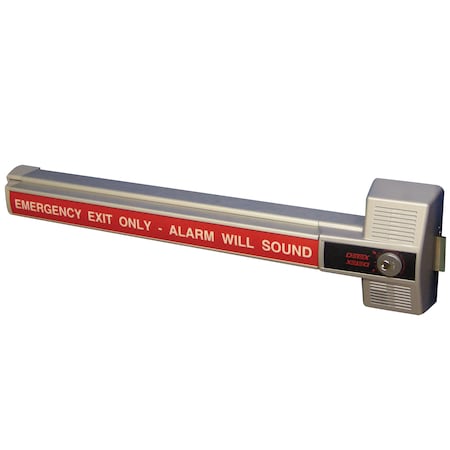 Detex Weatherized Emergency Exit Alarm Device, LC, 48", Gray ECL-230X-W